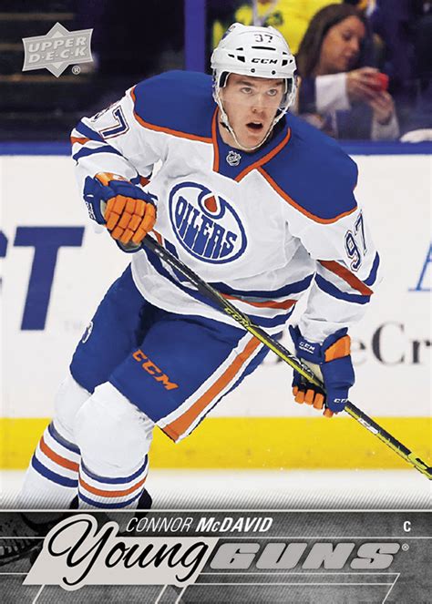 connor mcdavid young guns rookie card